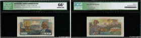 Country : GUADELOUPE 
Face Value : 5 Francs Bougainville 
Date : (1946) 
Period/Province/Bank : Caisse Centrale de la France d'Outre-Mer 
Catalogue re...