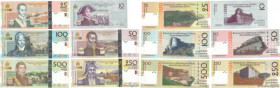 Country : HAITI 
Face Value : 10, 25, 50, 100, 250 et 500 Gourdes Lot 
Date : (2004-2014) 
Period/Province/Bank : Banque de la République d'Haiti 
Cat...