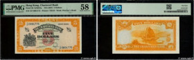 Country : HONG KONG 
Face Value : 5 Dollars 
Date : (1967) 
Period/Province/Bank : The Chartered Bank 
Catalogue reference : P.69 
Alphabet - signatur...