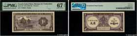 Country : FRENCH INDOCHINA 
Face Value : 1 Piastre violet 
Date : (1943) 
Period/Province/Bank : Banque de l'Indochine 
Catalogue reference : P.60 
Ad...