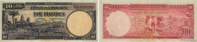 Country : FRENCH INDOCHINA 
Face Value : 10 Piastres 
Date : (1946) 
Period/Province/Bank : Banque de l'Indochine 
Catalogue reference : P.80 
Additio...