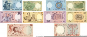 Country : ISRAEL 
Face Value : 1/2, 1, 5, 10 et 50 Lirot Lot 
Date : 1958-1960 
Period/Province/Bank : Bank of Israel 
Catalogue reference : P.29, P.3...