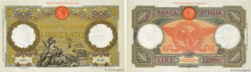 Country : ITALY 
Face Value : 100 Lire 
Date : 12 janvier 1935 
Period/Province/Bank : Banca d'Italia 
Catalogue reference : P.55a 
Alphabet - signatu...