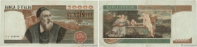 Country : ITALY 
Face Value : 20000 Lire 
Date : 21 février 1975 
Period/Province/Bank : Banca d'Italia 
Catalogue reference : P.104 
Alphabet - signa...