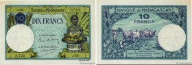 Country : MADAGASCAR 
Face Value : 10 Francs 
Date : (1937-1947) 
Period/Province/Bank : Banque de Madagascar 
Catalogue reference : P.36 
Alphabet - ...