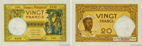 Country : MADAGASCAR 
Face Value : 20 Francs 
Date : (1948-1957) 
Period/Province/Bank : Banque de Madagascar 
Catalogue reference : P.37 
Alphabet - ...