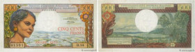 Country : MADAGASCAR 
Face Value : 500 Francs - 100 Ariary 
Date : (1964) 
Period/Province/Bank : Institut d'émission Malgache 
Catalogue reference : ...