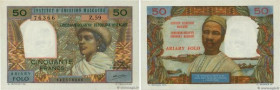 Country : MADAGASCAR 
Face Value : 50 Francs - 10 Ariary 
Date : (1962) 
Period/Province/Bank : Institut d'émission Malgache 
Catalogue reference : P....