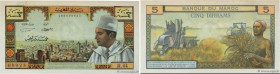 Country : MOROCCO 
Face Value : 5 Dirhams 
Date : 1969 
Period/Province/Bank : Banque du Maroc 
Catalogue reference : P.53f 
Alphabet - signatures - s...