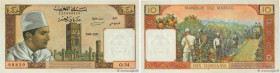 Country : MOROCCO 
Face Value : 10 Dirhams 
Date : 1968 
Period/Province/Bank : Banque du Maroc 
Catalogue reference : P.54d 
Alphabet - signatures - ...