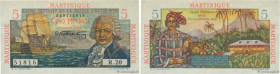 Country : MARTINIQUE 
Face Value : 5 Francs Bougainville 
Date : (1946) 
Period/Province/Bank : Caisse Centrale de la France d'Outre-Mer 
Catalogue re...