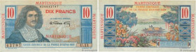 Country : MARTINIQUE 
Face Value : 10 Francs Colbert 
Date : (1946) 
Period/Province/Bank : Caisse Centrale de la France d'Outre-Mer 
Catalogue refere...