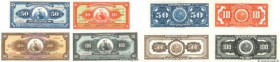 Country : PERU 
Face Value : 10, 50, 100 et 500 Soles de Oro Lot 
Date : 20 août 1965 
Period/Province/Bank : Banco Central de Reserva Del Peru 
Catal...