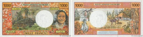 Country : POLYNESIA, FRENCH OVERSEAS TERRITORIES 
Face Value : 1000 Francs 
Date : (2002-2003) 
Period/Province/Bank : Institut d'Émission d'Outre-Mer...