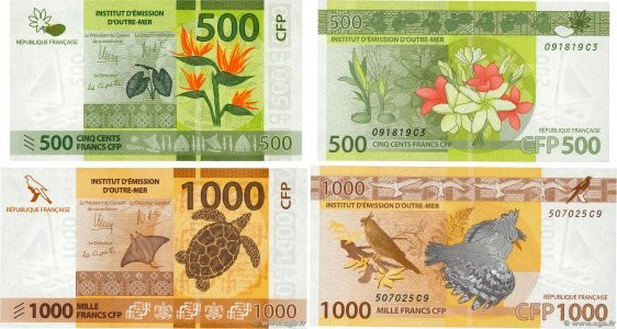 Country : POLYNESIA, FRENCH OVERSEAS TERRITORIES 
Face Value : 500 et 1000 Franc...