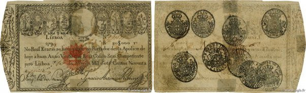 Country : PORTUGAL 
Face Value : 20000 Reis 
Date : 1828 
Period/Province/Bank :...