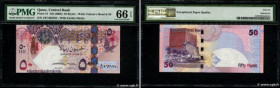 Country : QATAR 
Face Value : 50 Riyals 
Date : (2008) 
Period/Province/Bank : Qatar Central Bank 
Catalogue reference : P.31 
Alphabet - signatures -...