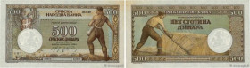 Country : SERBIA 
Face Value : 500 Dinara 
Date : 01 mai 1942 
Period/Province/Bank : Serbian National Bank 
Catalogue reference : P.31 
Alphabet - si...