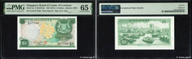 Country : SINGAPORE 
Face Value : 5 Dollars 
Date : (1967-1972) 
Period/Province/Bank : Board of Commissioners Currency 
Catalogue reference : P.2d 
A...