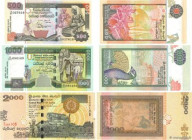 Country : SRI LANKA 
Face Value : 500, 1000, 2000 Rupees Lot 
Date : 2004-2005 
Period/Province/Bank : Central Bank of Sri Lanka 
Catalogue reference ...