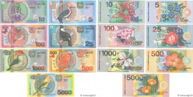 Country : SURINAM 
Face Value : 5 à 5000 Gulden Lot 
Date : 01 janvier 2000 
Period/Province/Bank : Centrale Bank van Suriname 
Catalogue reference : ...