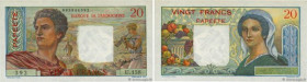Country : TAHITI 
Face Value : 20 Francs 
Date : (1960) 
Period/Province/Bank : Banque de l'Indochine 
Catalogue reference : P.21c 
Alphabet - signatu...