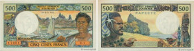 Country : TAHITI 
Face Value : 500 Francs 
Date : (1970) 
Period/Province/Bank : Institut d'Émission d'Outre-Mer 
Catalogue reference : P.25a 
Additio...