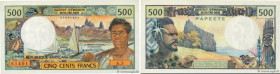 Country : TAHITI 
Face Value : 500 Francs 
Date : (1985) 
Period/Province/Bank : Institut d'Émission d'Outre-Mer 
Catalogue reference : P.25d 
Additio...