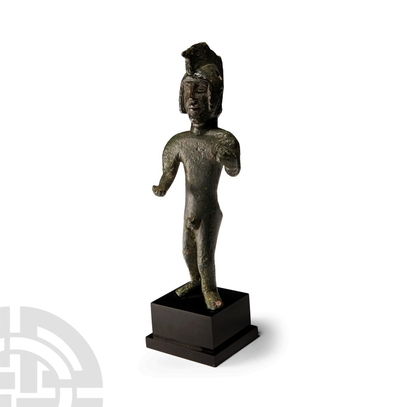 Etruscan Bronze Figure of Warring Mars
6th century B.C. The Etrusco-Italic warr...