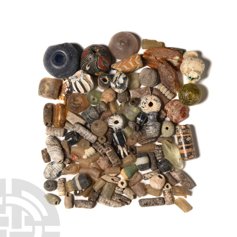 Roman and Other Glass Necklace Bead Collection
1st millennium B.C. and later. C...