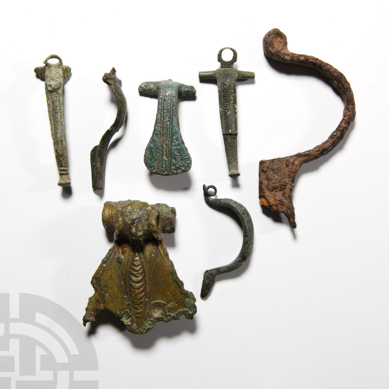 Romano-British Bow Brooch Collection
Circa 1st-2nd century A.D. Comprising: a l...