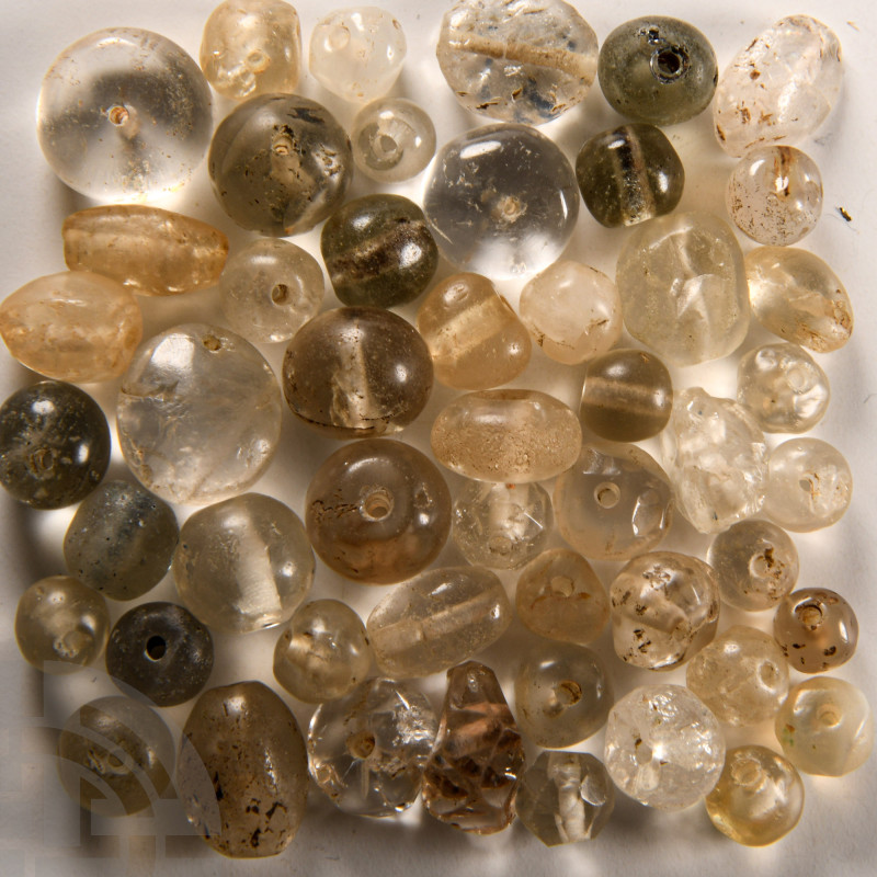 Western Asiatic Rock Crystal and Other Necklace Bead Collection
1st millennium ...