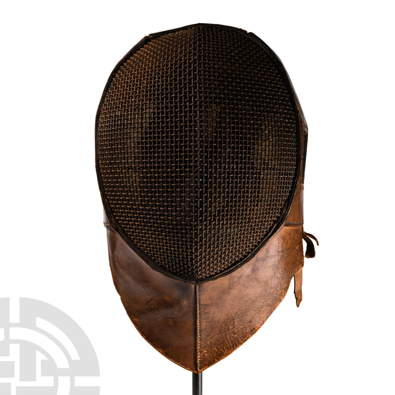 British Leather Fencing Helmet
Circa 1890-1920s A.D. By Lillywhite Frowd Co of ...