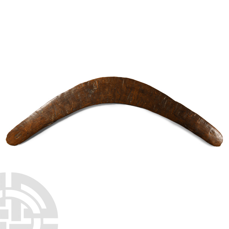 Australian Aboriginal Wood Boomerang
19th century A.D. or earlier. Formed with ...