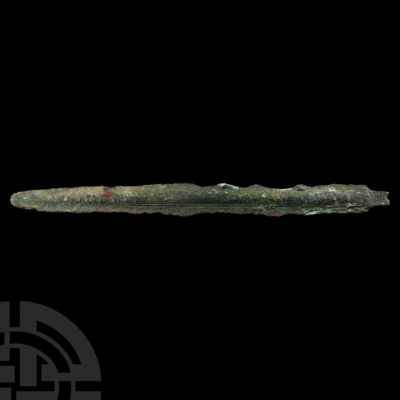 Bronze Age Rapier or Short Sword Blade
11th-9th century B.C. With ogival sides,...