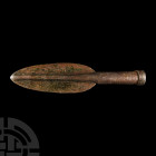 European Bronze Age Leaf-Shaped Spearhead