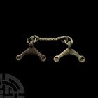 Iron Age Celtic Bronze Pendant Pair