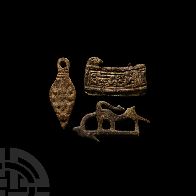 Viking Age Bronze Artefact Collection
6th-11th century A.D. Comprising a late R...