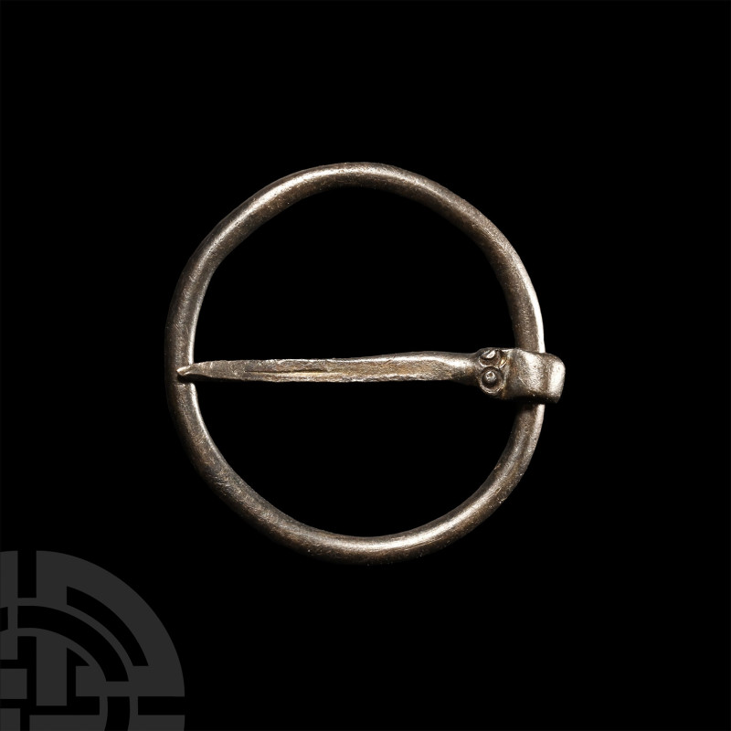 Medieval Silver Annular Brooch
13th-14th century A.D. Composed of a slender rou...