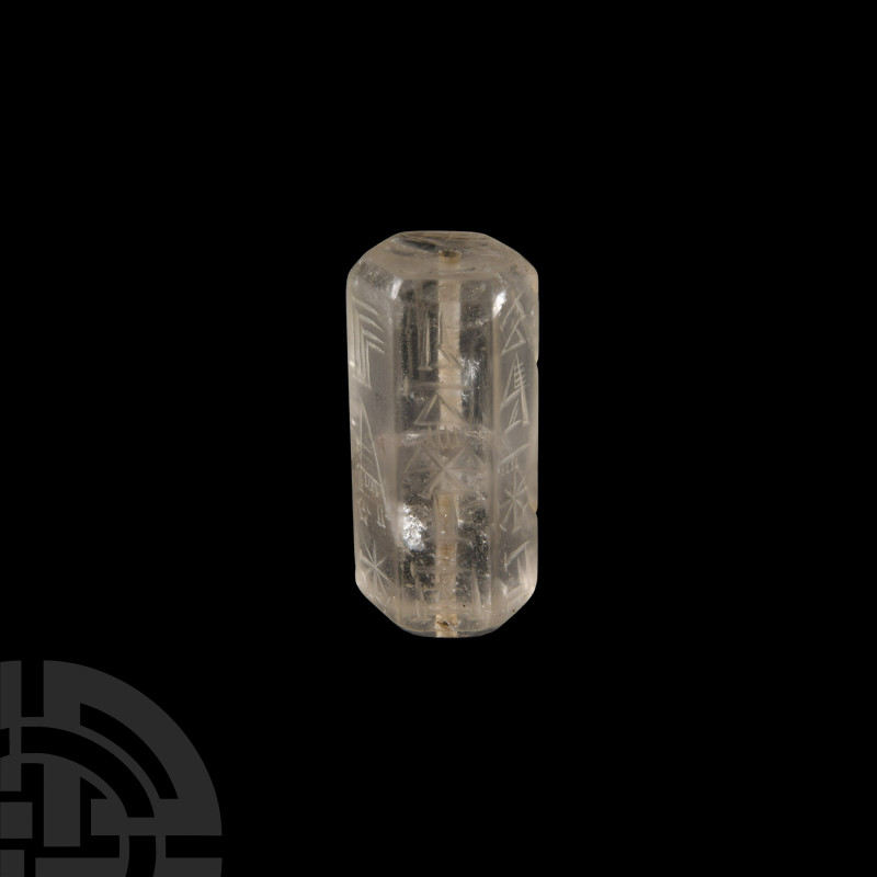 Large Western Asiatic Style Hexagonal Crystal Seal
20th century A.D. Each of th...