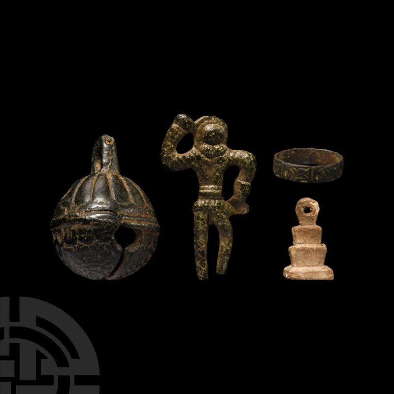 Post Medieval Mixed Artefact Group
16th century A.D. and later. Comprising: a d...