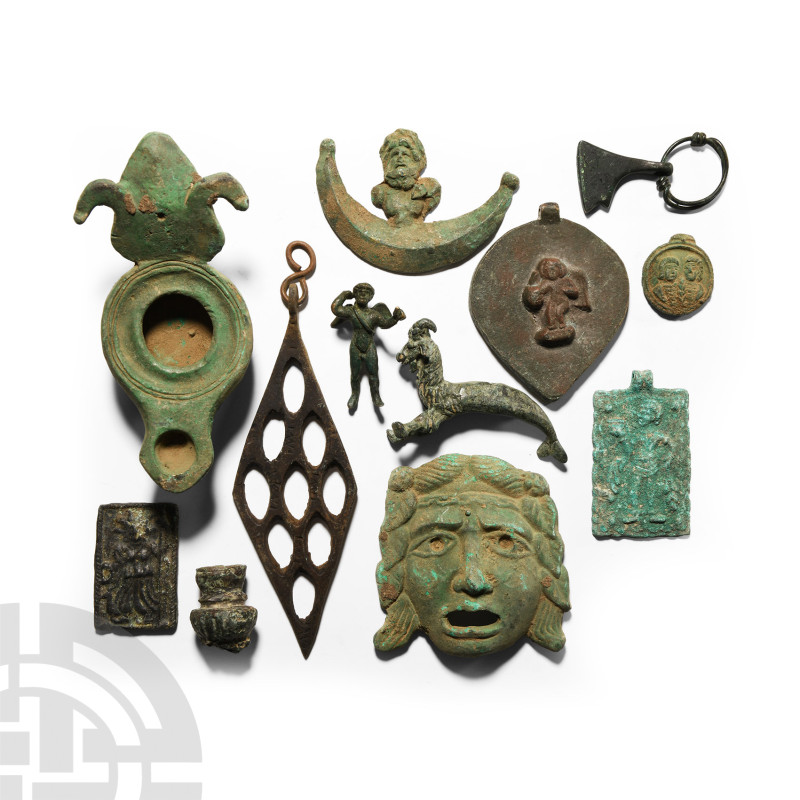 Bronze Replica Artefact Group
20th century A.D. Composed of items replicating a...