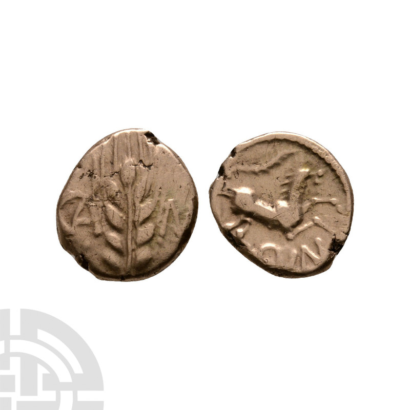 Celtic Iron Age Coins - Catuvellauni - Cunobelin - Plastic Gold Quarter Stater
...