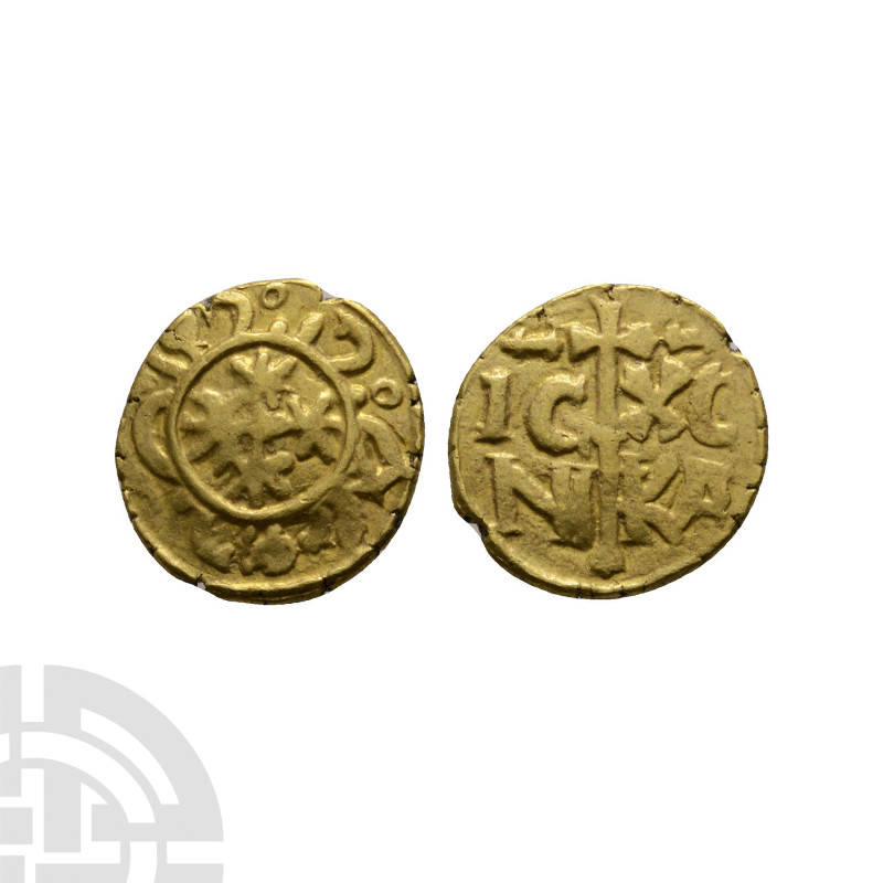 World Coins - Normans of Sicily - Gold Tari
12th century A.D. or later. Obv: cr...