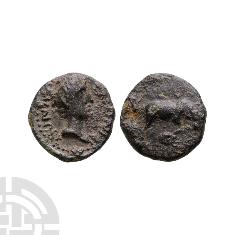 Celtic Iron Age Coins - Catuvellauni - Cunobelin - Sow AE Unit
1st century B.C....