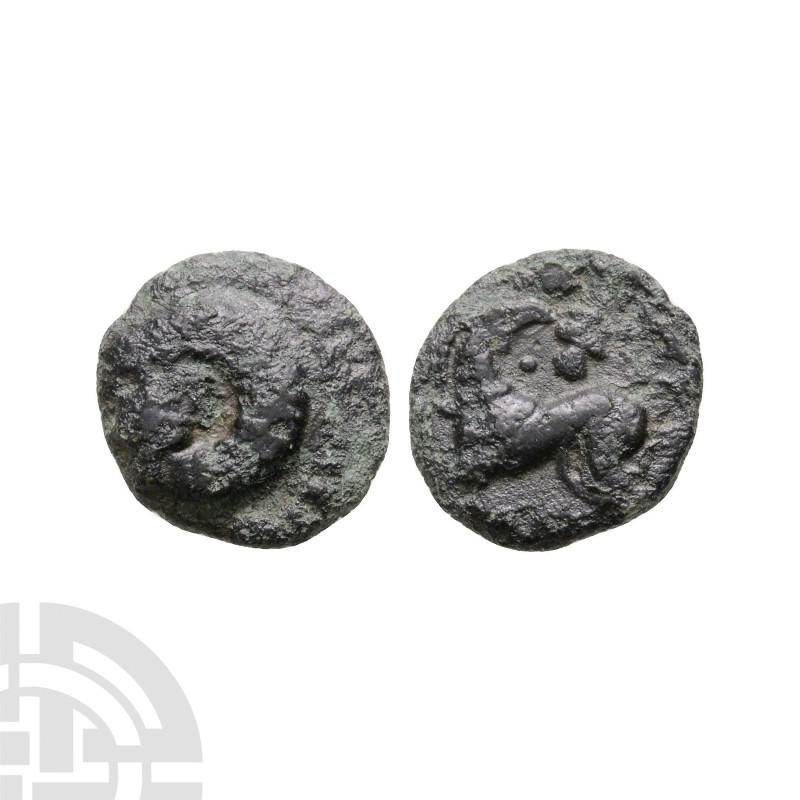 Celtic Iron Age Coins - Catuvellauni - Cunobelin - Ram-Headed Serpent AE Unit
1...