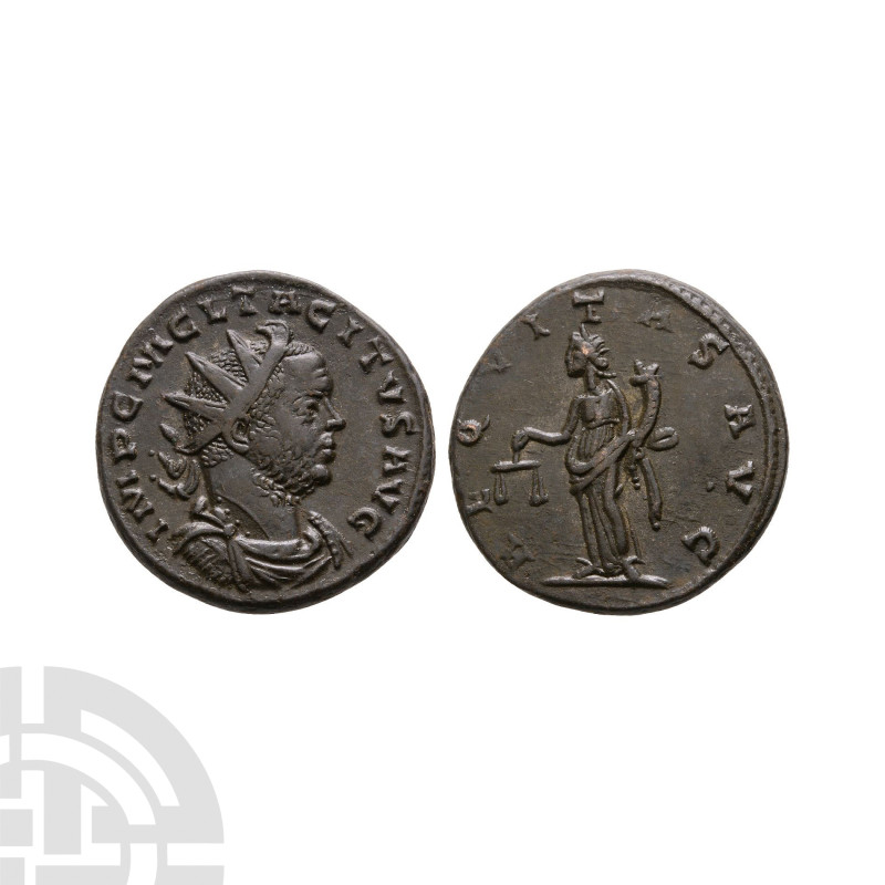 Ancient Roman Imperial Coins - Tacitus - Aequitas AE Antoninianus
November 275-...