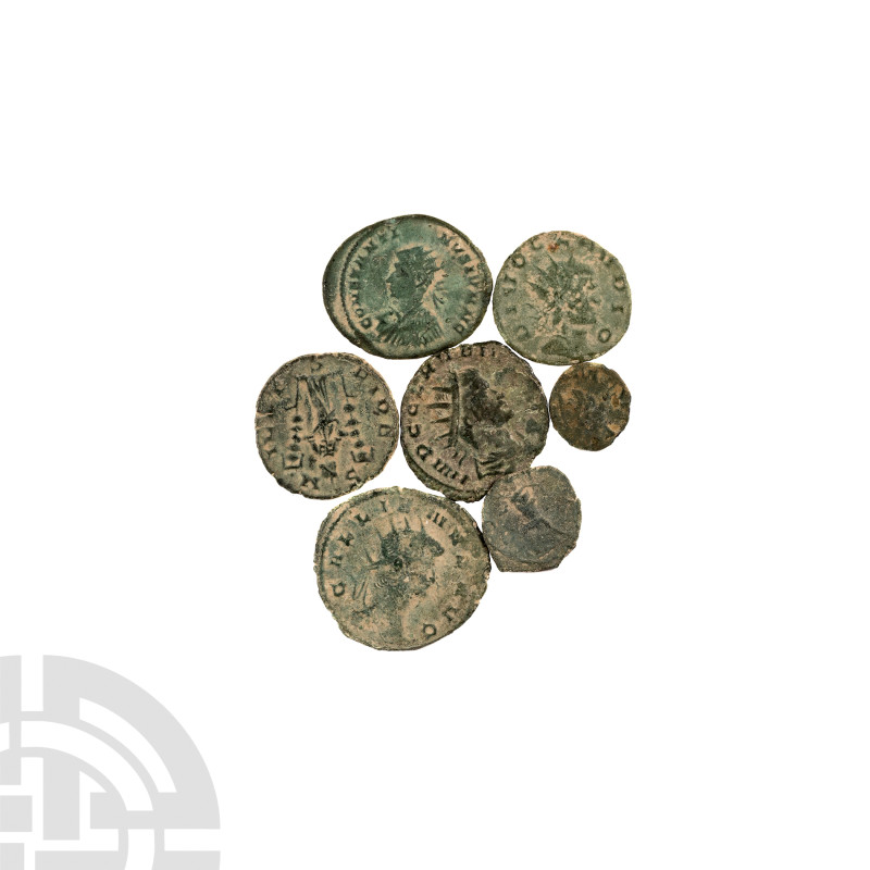 Ancient Roman Imperial Coins - Gallienus and Later - AE Antoninianii [7]
4th-5t...