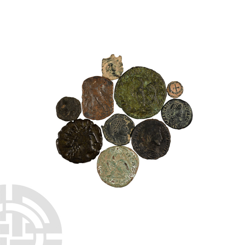 Ancient Roman Provincial Coins - Mixed AE Coins [10]
Circa 3rd-4th century A.D....