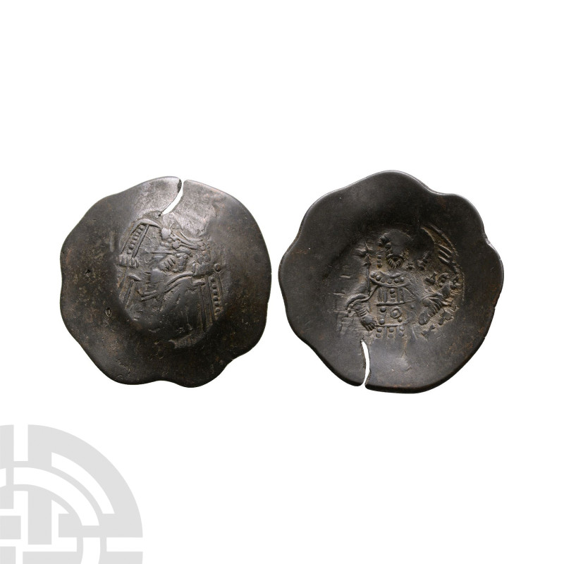 Byzantine Coins - Late Period - AE Trachy
Circa 9th-12th century A.D. Obv: stan...